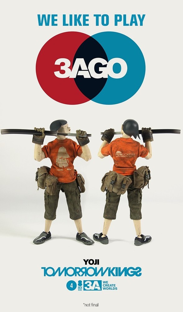 ThreeA 3AGO Tomorrow King (TK) Yoji 8″ Figure Ashley Wood Sealed Shipper 2014