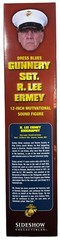 Sideshow Gunnery Sgt R.Lee Ermey Dress Blue Marine 1/6 12″Action Figure NEW 2006