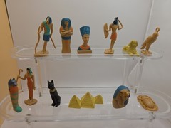 Egyptian Ancient Egypt Pharaoh Sphinx King Tut Pyramid 2″ Toy Figure Lot (N7)