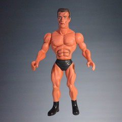 VINTAGE 1986 COMMANDO JOHN MATRIX SCHWARZENEGGER 16″ ACTION FIGURE NO WEAPONS