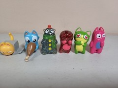 Lot of 9 Lost Kitties Collectible Cat Toy Figures Blind Bag Toys