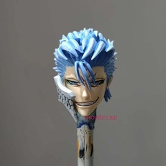 1/12 BLEACH Grimmjow Head Carving For 6″ Romankey VTOYS SHF Figure Body
