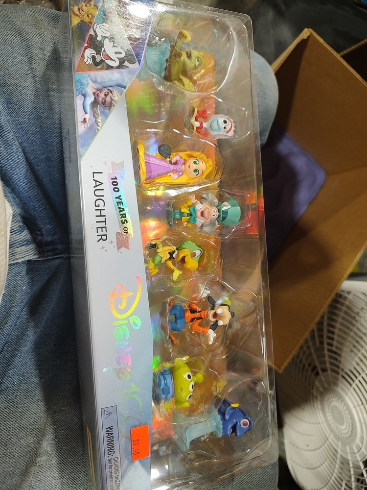 Disney 100 Years of Laughter 8 Figure Collectors Set Limited Edition Figurines