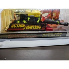 Action Fighters 12″ Firefighter Figure Toy Talking Crawling Sealed