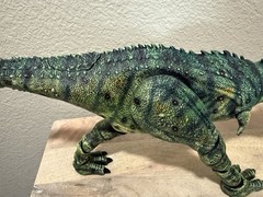 CUSTOM Jurassic World Survival Charge N Chomp Carnotaurus, Roar Running