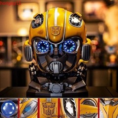 US! Bumblebee Helmet 1:1 – English Voice Control Christmas Gift Cosplay Prop