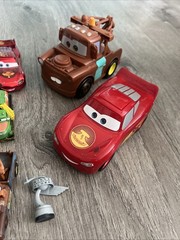 Disney/Pixar Cars Lot 24 Character Toy Vehicles McQueen Die Cast & Plastic