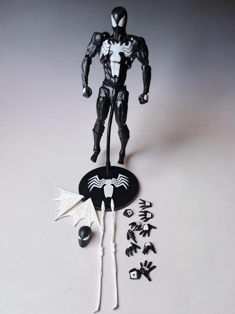🔥Mess Toys Black Suit Neighbor Spider-Man Symbiote Action Figure No Box Complet