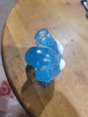 Rainbow Friends Series 2 Mini Figure CYAN 2.5in transparent blue