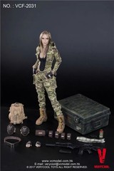 Villa Camouflage Female Soldier 1/6 Action Figure Verycool VCF-2031 In Stock
