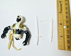 GI Joe Ninja Force Storm Shadow Action Figure Parts & Weapons Lot Hasbro 1992