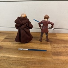 Star Wars The Legacy Collection SL13 Plo Koon & SL11 Saesee Tiin Ships Fast!