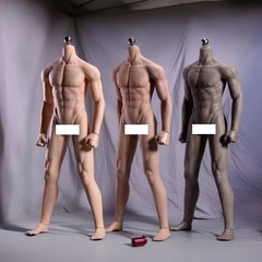 JIAOU DOLL 1/6 Seamless Male Body Doll Male Figure Fit 12″ ForPhicen Hot Toys