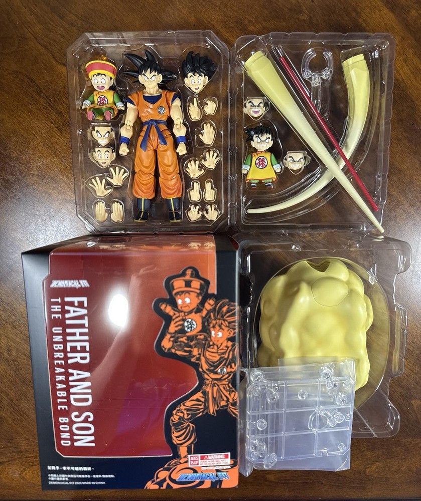 SH Figuarts Dragon Ball Z Demoniacal Fit Goku & Kid Gohan Father And Son *NEW*