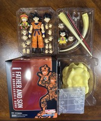 SH Figuarts Dragon Ball Z Demoniacal Fit Goku & Kid Gohan Father And Son *NEW*