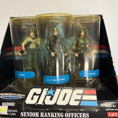 G.I Joe Duke, Grunt, and G.I. Joe Hawk 3 Pack