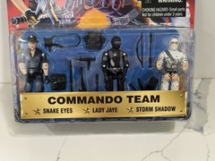 NEW G.I. Joe Commando Team Snake Eyes Lady Jaye Storm Shadow Collector’s Edition