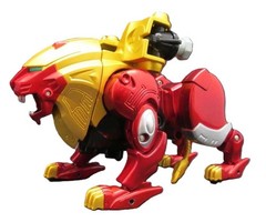 USED DX Chogokin Hyakujuu Gattai Gaoking Power Rangers Wild Force GAORANGER JPN