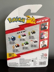 Pokemon Pikachu with Love Ball Clip ‘N’ Go Figure Battle Ready Jazwares NIB
