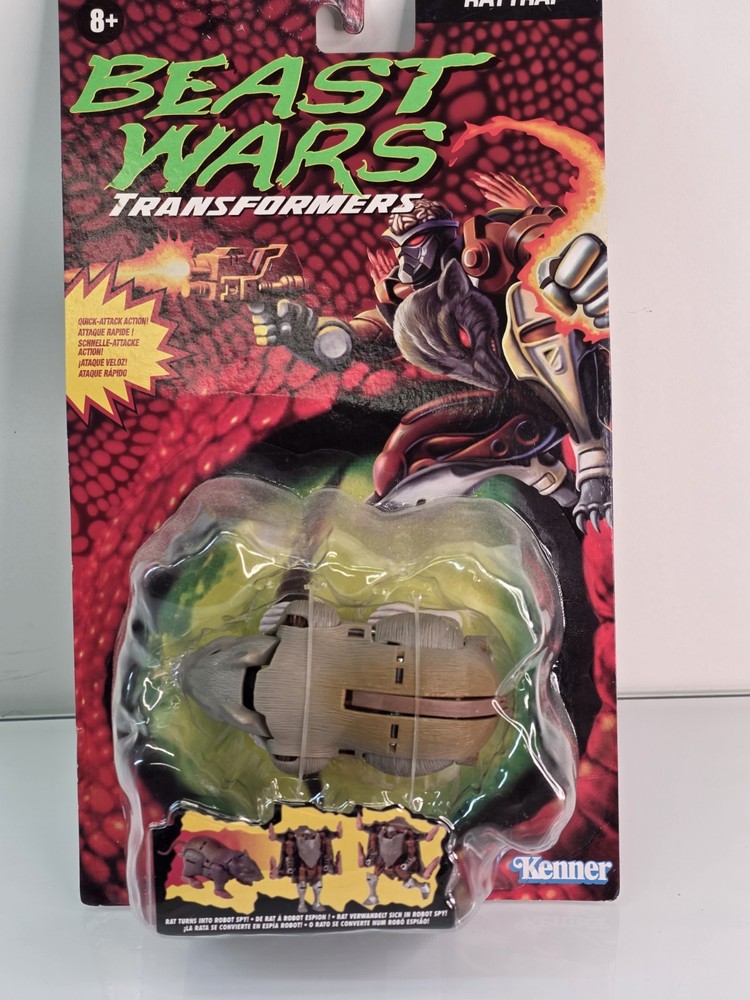 2021 Transformers Beast Wars “Rattrap” Action Figure, Brand New, Factory Sealed