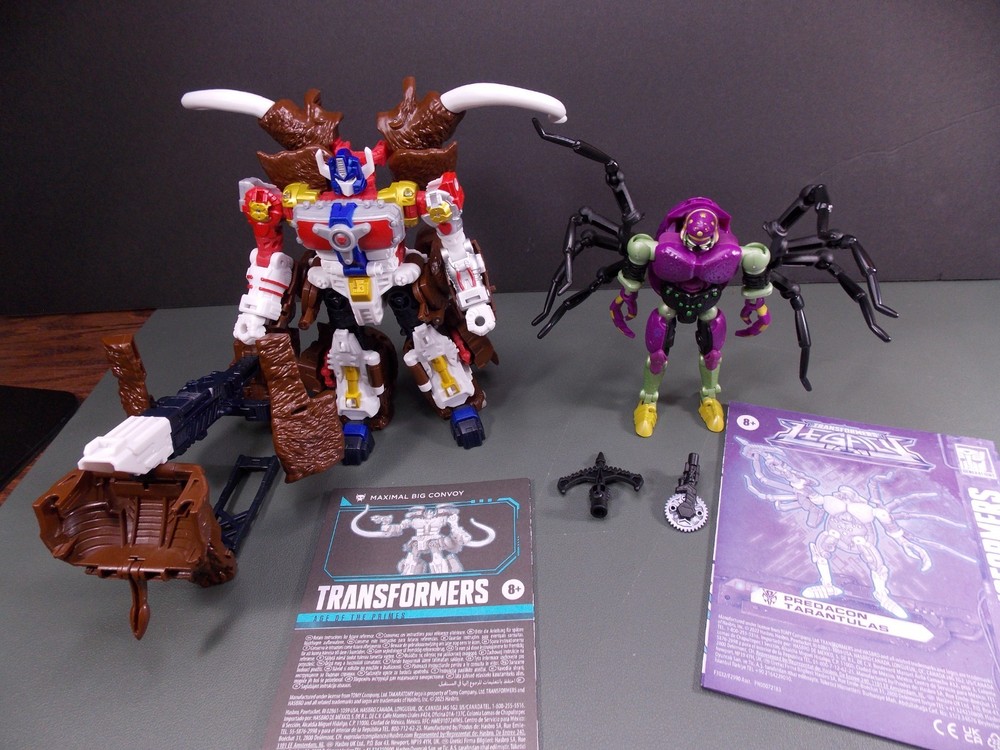 Transformers Age of the Primes Big Convoy Tarantulas lot Hasbro Beast Wars