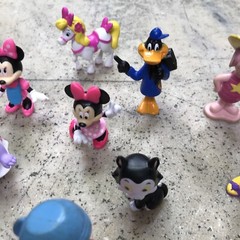 Disney Figure Toy Lot – Nice Variety PVC Cake Toppers Vintage & Modern Fast Ship