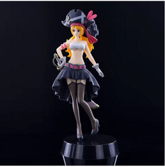 19.5CM Anime One Piece Nami Black Clothes Action Figure PVC – No Box