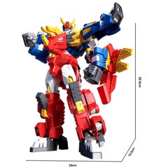 Toys MiniForce Super Dino Power FORCE TRIG Triceratops Rider Robot Knight Figure