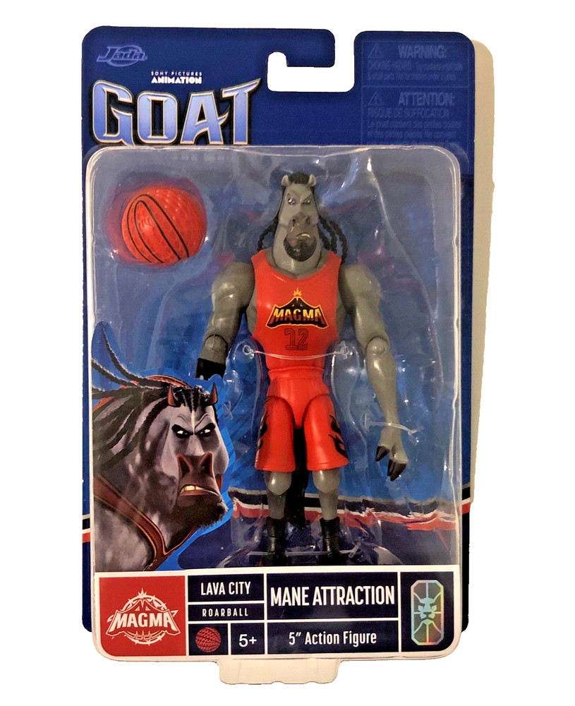 Jada Toys Goat the Movie Mane Attraction 5″ Figure With Roarball Lava City Magma