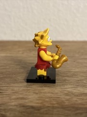 Lisa Simpson W/ Trumpet The Simpsons Block 2” Figure Abs Plastic Toy