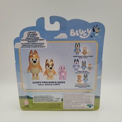 Bluey Figure Set Sleepy Time Mum And Bingo Floppy 2.5″ New In Package