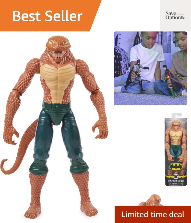 Batman 12-inch Copperhead Action Figure, for Kids Aged 3 and up