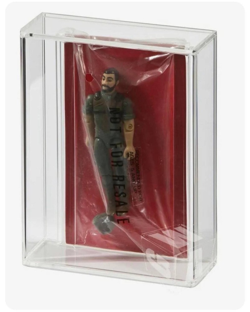 1 x GW Acrylic Display Case – GI Joe Bagged Figure & Filecard Case (CTM-006)