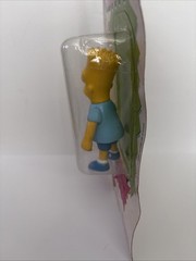 1991 Bart Simpson Glasslite BraziI Sealed On Card L RARE Unique Layout Artwork