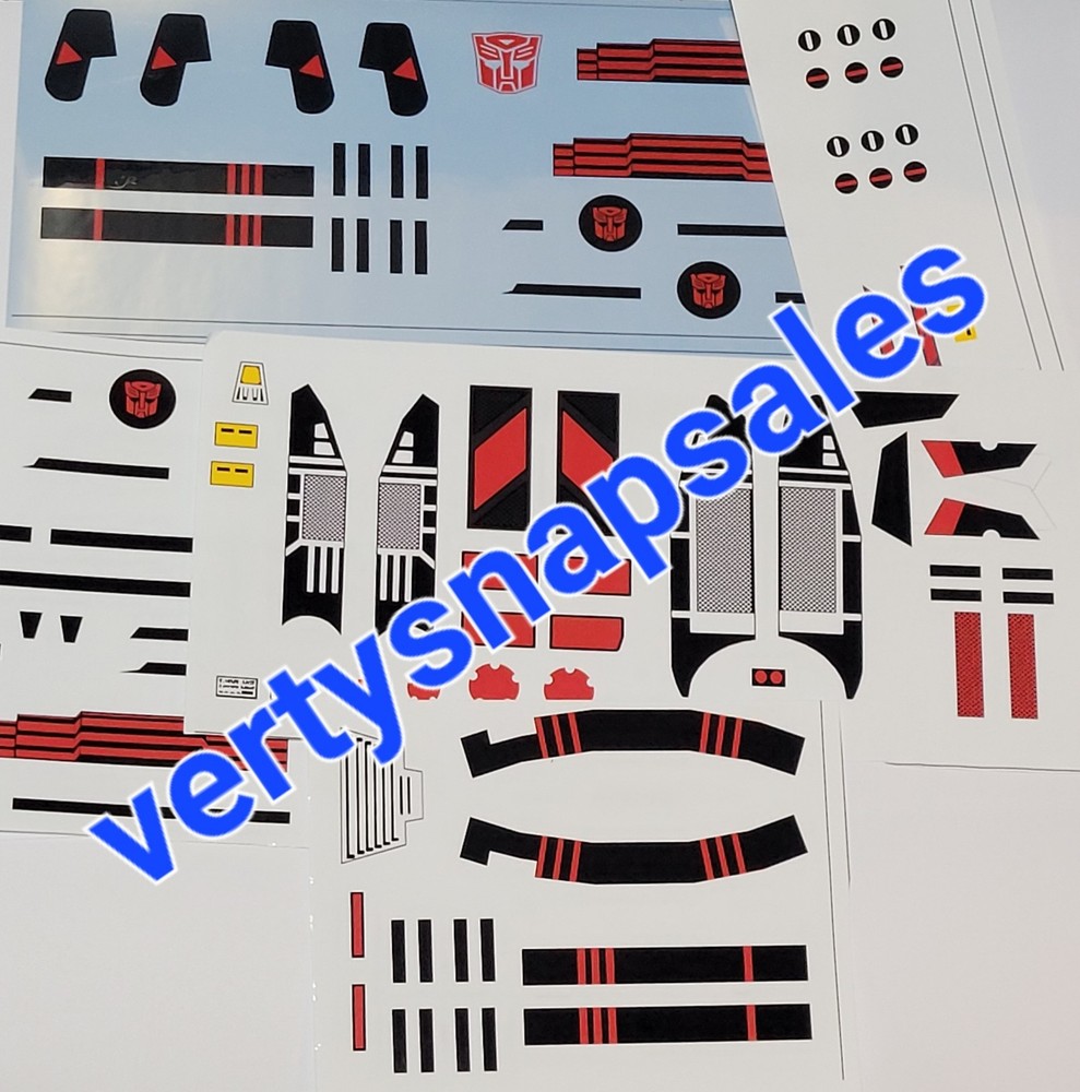 Transformers G1 Stickers For G1 JETFIRE