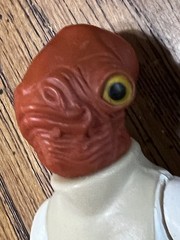 VINTAGE STAR WARS ROTJ 1983 TAIWAN ADMIRAL ACKBAR COMPLETE PAINTED ARMS VARIANT