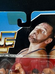 1991 Hasbro WWF THE BUSHWHACKERS BUTCH & LUKE Official World Wrestling Fed Card