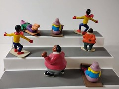 Fat Albert And The Junkyard Gang Set of 7 PVC Toys Hong Kong Figures Rare