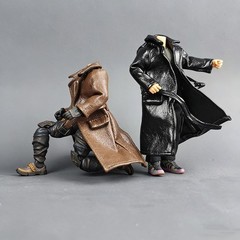 1/18 Scale 3.75″Long Leather Coat – BFS Acid Rain Action Figure Clothing