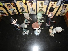 UNIVERSAL MONSTERS BOBBLEHEADS COMPLETE SET 7 NECA 2006 CREATURE PHANTOM MUMMY +