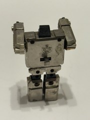 1983 Vintage Takara Kronoform Robot Transformer Watch Silver Untested No Band