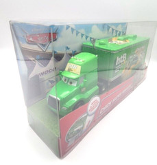 Disney Pixar CARS CHICK HICKS HAULER 1:55 TRUCK RARE VHTF SEMI TRAILER #86