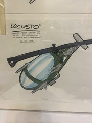 GI JOE 1994 ORIGINAL LOCUST COLOR STUDY SKETCHES 30TH ANNIVERSARY CHRISTIES
