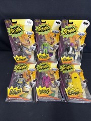 Batman Classic TV Series Figure Lot 6 Mattel 2013 Joker Riddler Catwoman Penguin