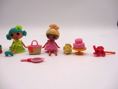 Lalaloopsy Tinies Sew Royal Castle Rainbow Cinder Slippers Doll Mini Cinder Clot