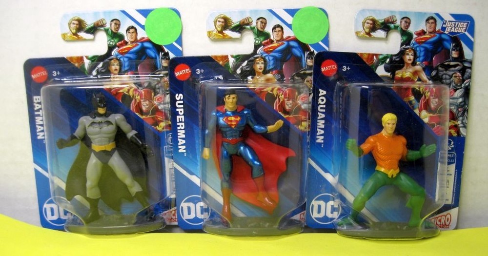 Mattel Micro Collection DC Comics Justice League: Batman, Superman, Aquaman