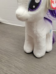 2014 Ty Beanie Babies My Little Pony Sparkle Rarity 7″ Plush With Tags