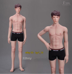 LDDOLL 1/6 32Boy Muscular Seamless Male Silicone Body Flexible 12″ Action Figure