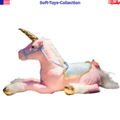 85cm Giant Unicorn Plush Toy Soft Stuffed Animal Kids Gift