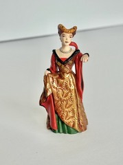 Papo Medieval Times Queen Figure Fantasy Castle 3.5″ Red/Gold 2005